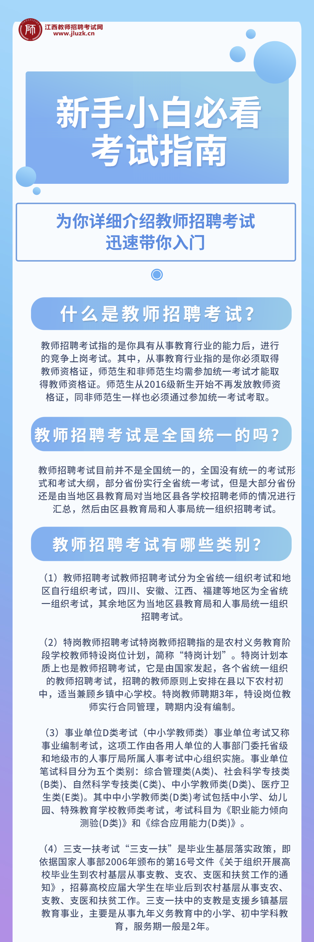 江西中小学教师招聘考试
